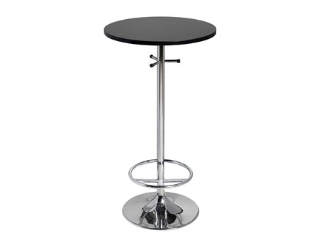 Ståbord, 60cm ø, svart